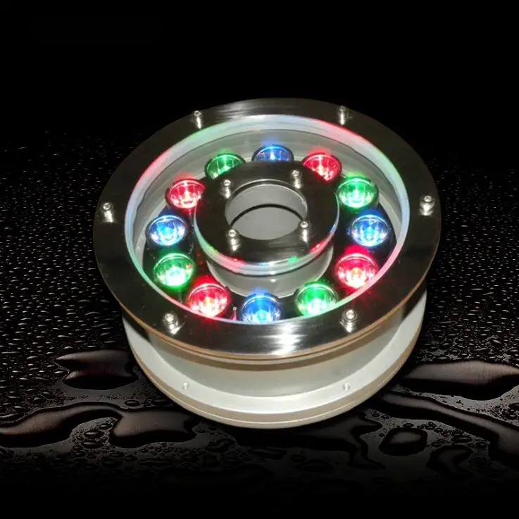 Бесплатная доставка 9 Вт светодиодный фонарь для бассейна DC/AC12V подводный s