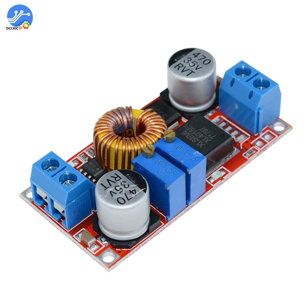 2 шт. XL4015 5A DC В CC CV литиевая батарея понижающая плата для зарядки светодиодный