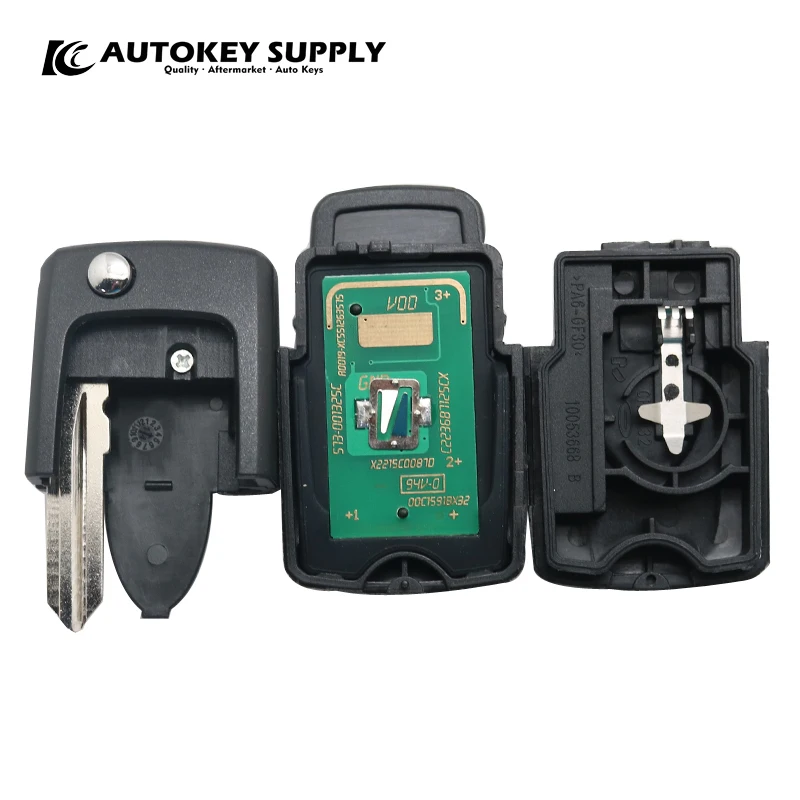 AKFDC408 34H AUTOKEYSUPPLY 3 кнопки дистанционного флипа ключа применяются в комплекте 433 МГц