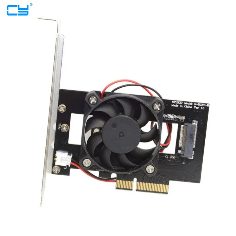 PCI E 3 0 x 4 полосный Хост адаптер преобразователь карты M.2 NGFF M ключ SSD к Nvme Express с