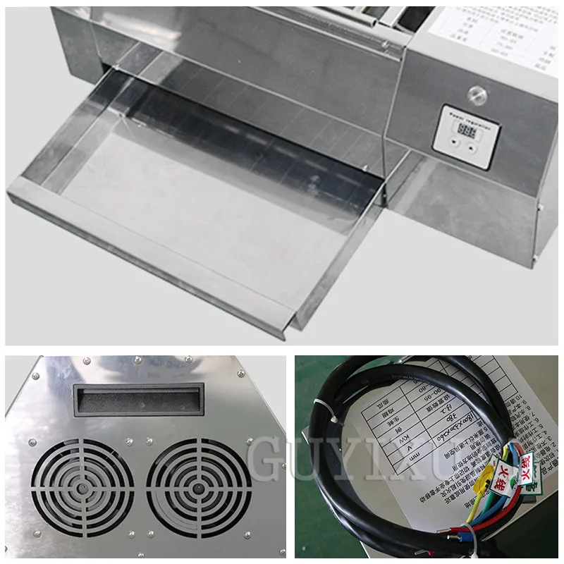 Черный стальной коммерческий Электрический гриль LISM с одним управлением 0 7 м