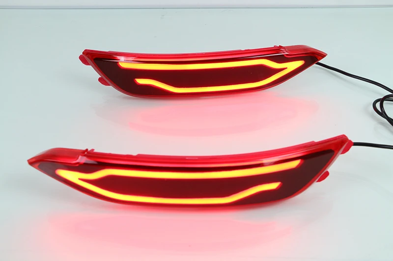 Автомобильная проблесковая 1 пара автомобильный Светодиодный отражатель