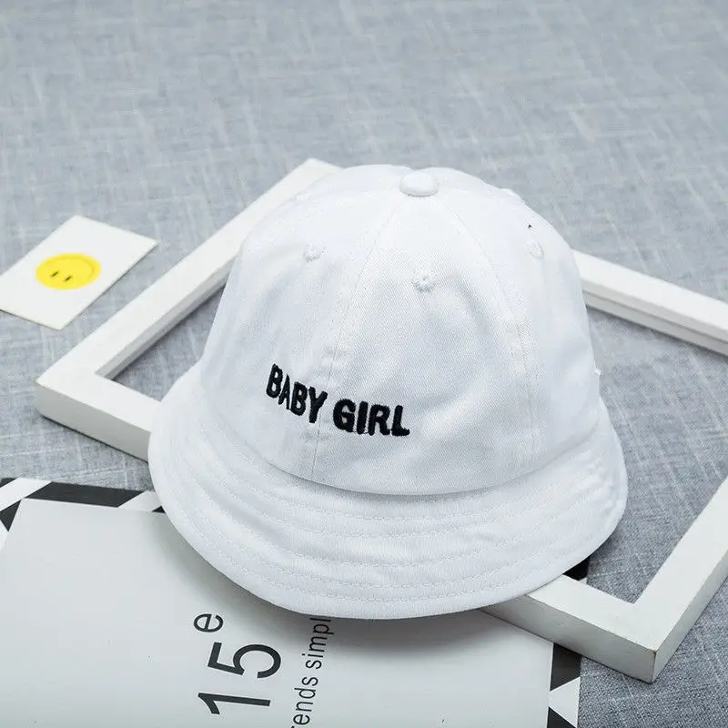 Bnaturalwell New Cotton Baby Summer Hat Children Panama Kids Letter Cap Sun Bucket Hats Flat For Girl Boy H008 | Детская одежда и