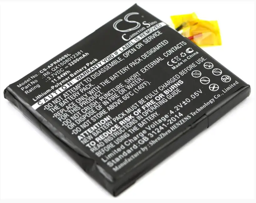 Аккумулятор Cameron Sino 3200 мАч для ASPERA R6 MYPHONE HAMMER AXE LTE OINOM A110 A110H QX1508012381 BW-02H | Мобильные