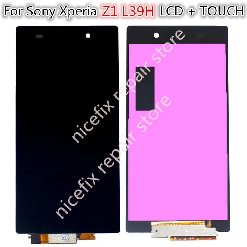Для Sony Xperia Z1 ЖК-дисплей L39H дисплей сенсорный экран дигитайзер в сборе + рамка C6902