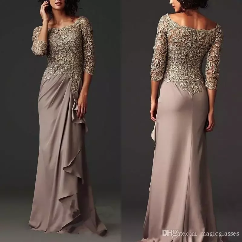 Vestido novia скромное вечернее платье Элегантное кружевное официальное арабские платья для вечеринок с длинным рукавом платья для матери невесты