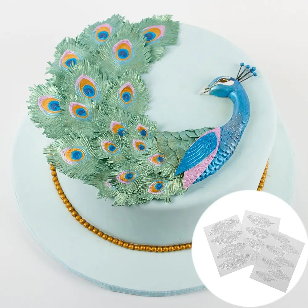 3 шт. 3D шоколадный торт пресс форм Fondant (сахарная) силиконовая форма для выпечки в