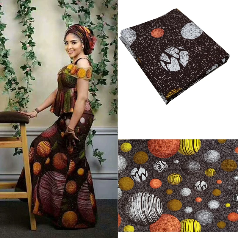 Африканские настоящие восковые принты оптовая продажа 6 ярдов стильная