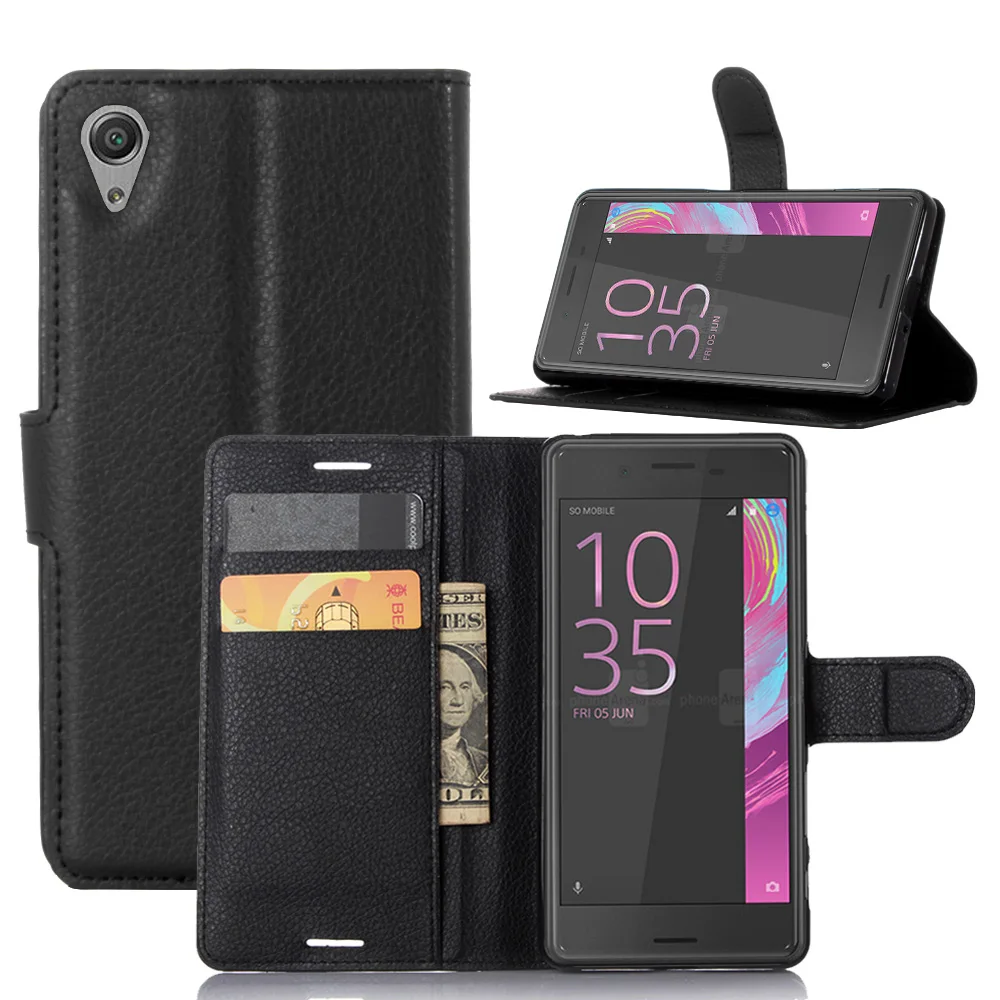 Чехол бумажник из искусственной кожи для Sony Xperia X Performance F8131 5 0 дюйма|leather case|hot