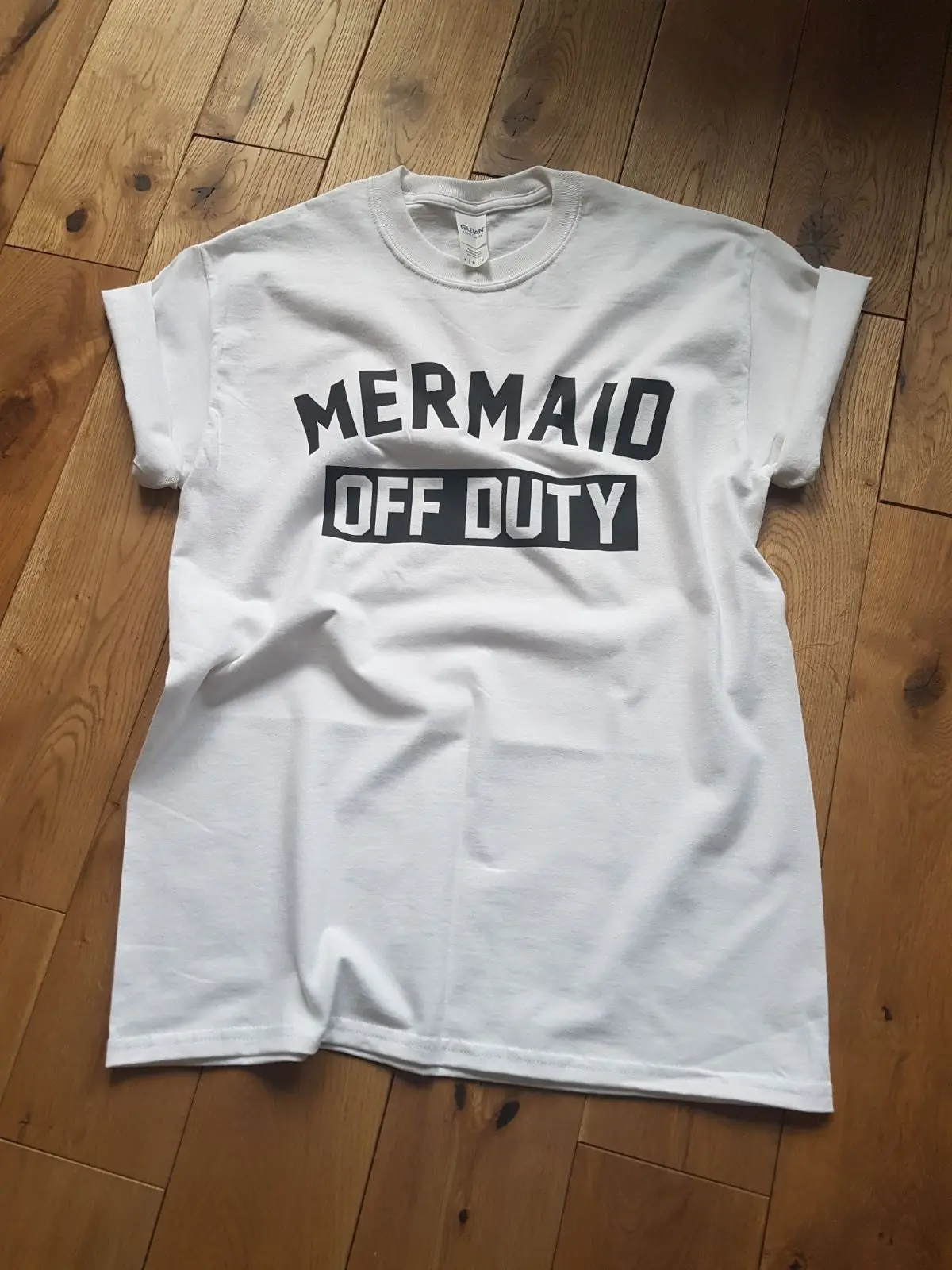 Футболка унисекс с надписью MERMAID OFF DUTY вечерние футболки IDEA новые Забавные топы