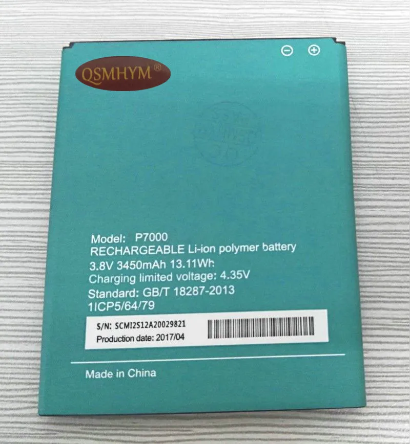 Оригинальный P7000 3 8 V 3450mAh 13.11Wh аккумулятор для Elephone мобильный телефон Новый с