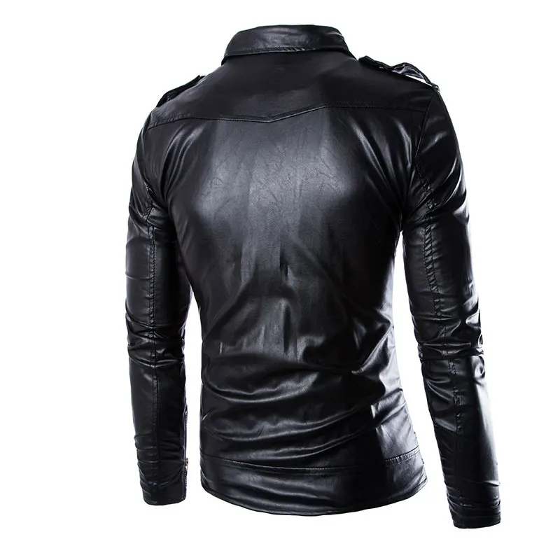 Мужские кожаные куртки пальто весна новинка осень Masculinas Inverno PU куртка Jaquetas De Couro