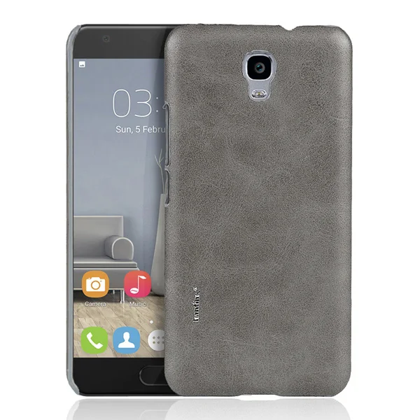 GRAY Роскошный винтажный кожаный чехол для телефона OUKITEL K6000 Plus чехол для OUKITEL K6000 Plus деловой чехол для OUKITEL чехол - Цвет: GRAY