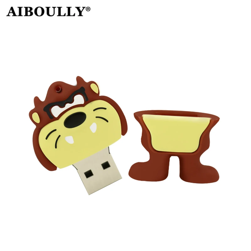 AIBOULLY Usb 2,0 флешки Лев 64 Гб usb-накопитель, Usb флешка флеш-накопитель мини-Подарок 32 ГБ 16 ГБ 8 ГБ 4 ГБ