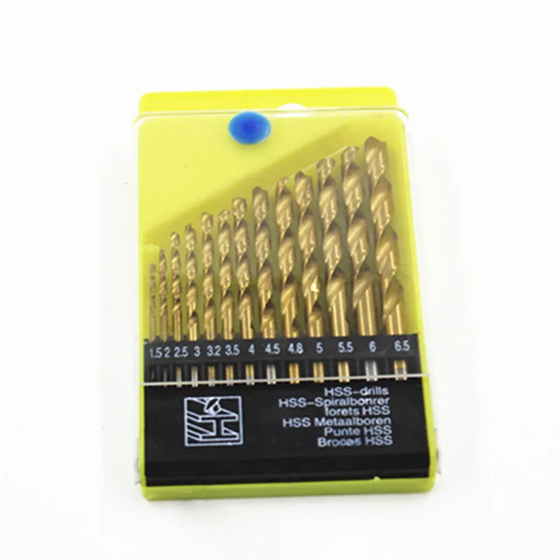 13 шт./компл. Высокое качество Мини спиральное сверло из быстрорежущей стали с
