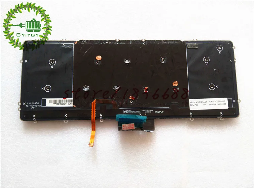 GYIYGY клавиатура для Dell Precision M3800 XPS 15 9530 US с подсветкой 0HYYWM|keyboard for dell|dell xps keyboardprecision