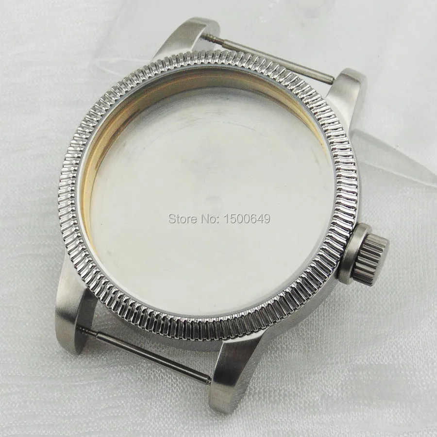

Corgeut 46mm stainless steel watch case for eta 6497 6498 6498-1 movement