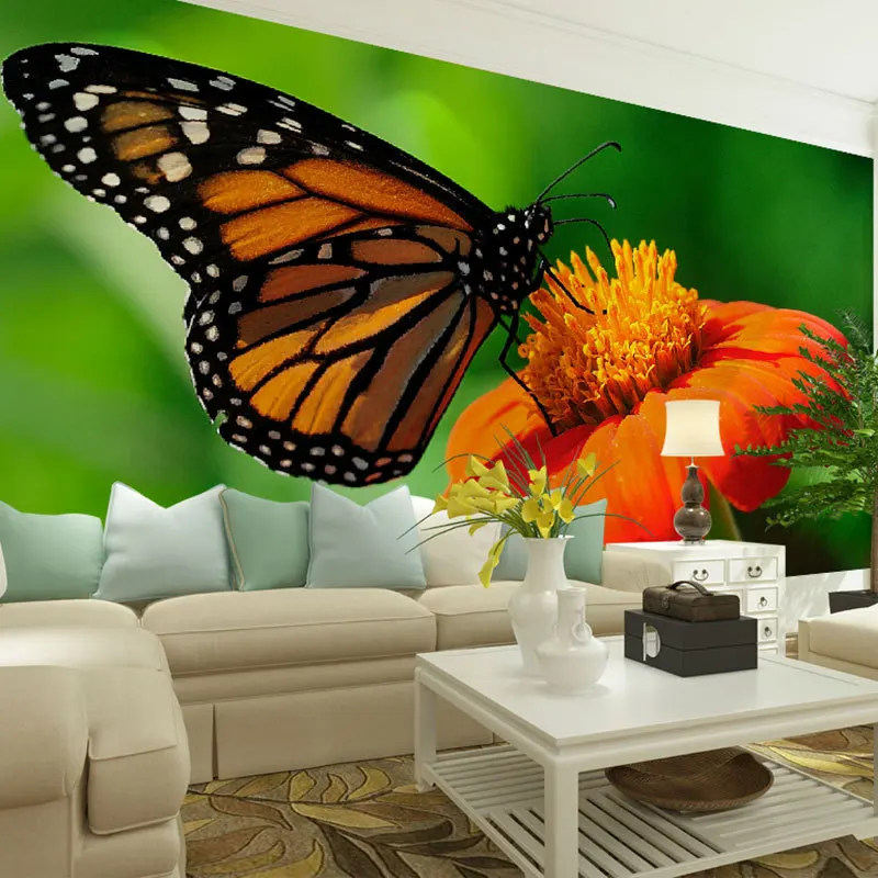 3d обои beibehang цветок Бабочка наклейка для стен 3 d дизайн бабочки узор фото
