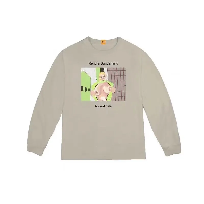 Kanye West X, футболка для мужчин и женщин, 1:1, высокое качество, повседневные футболки с длинными рукавами, футболки, футболка