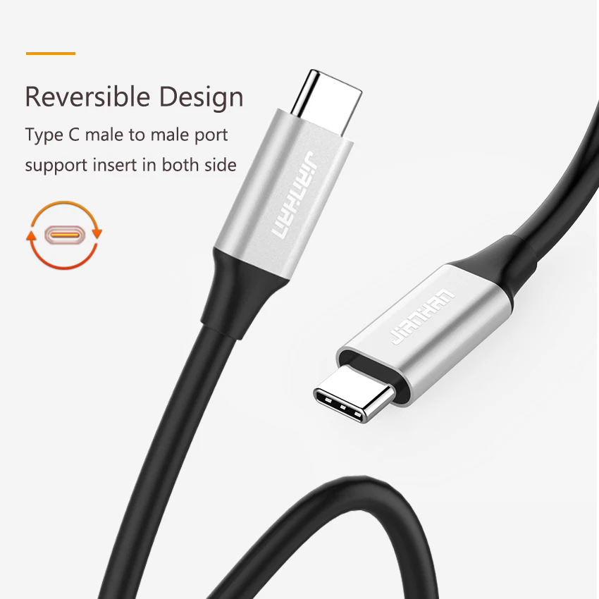 Кабель зарядный JianHan 3 А USB C на Type для Samsung Galaxy S9 1 | Электроника