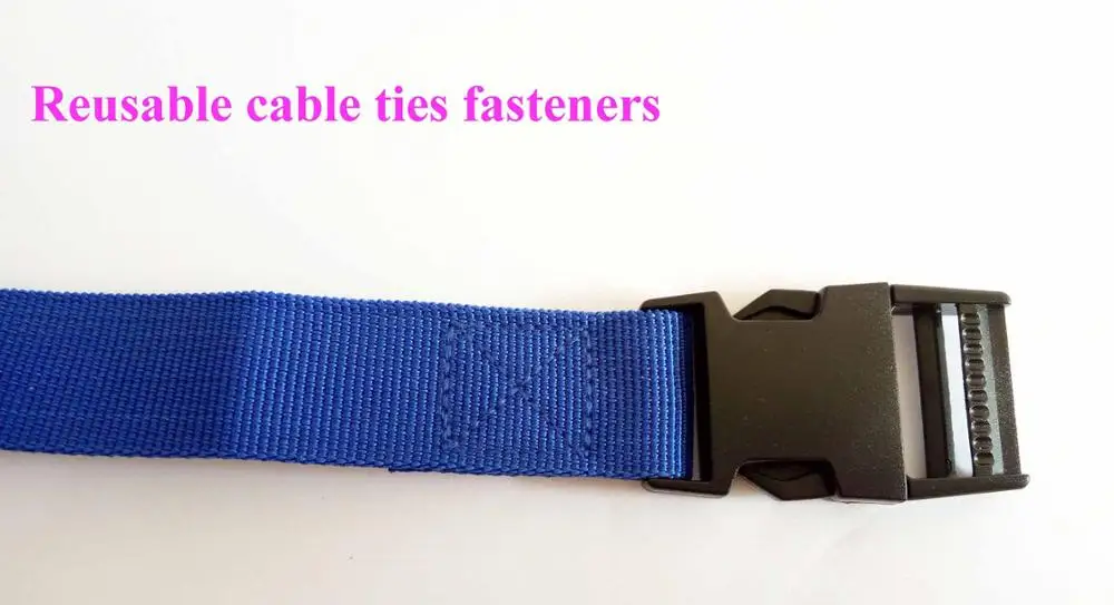 5pcs blue 5 шт. Галстуки 25*800 мм кабельная лента нейлон многоразовые ремешки для кабелей грузовой стап с пряжкой фиксация затянуть крепление кабеля - Цвет: 5pcs blue