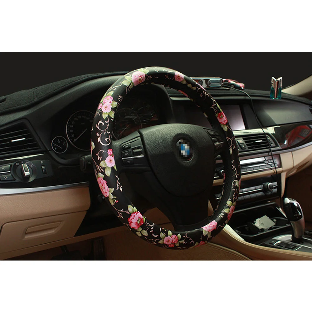 

Steering Wheel Covers For Girls Artificial Leather Cool Styles Steering Wheel Covers Sit Four Seasons Universal