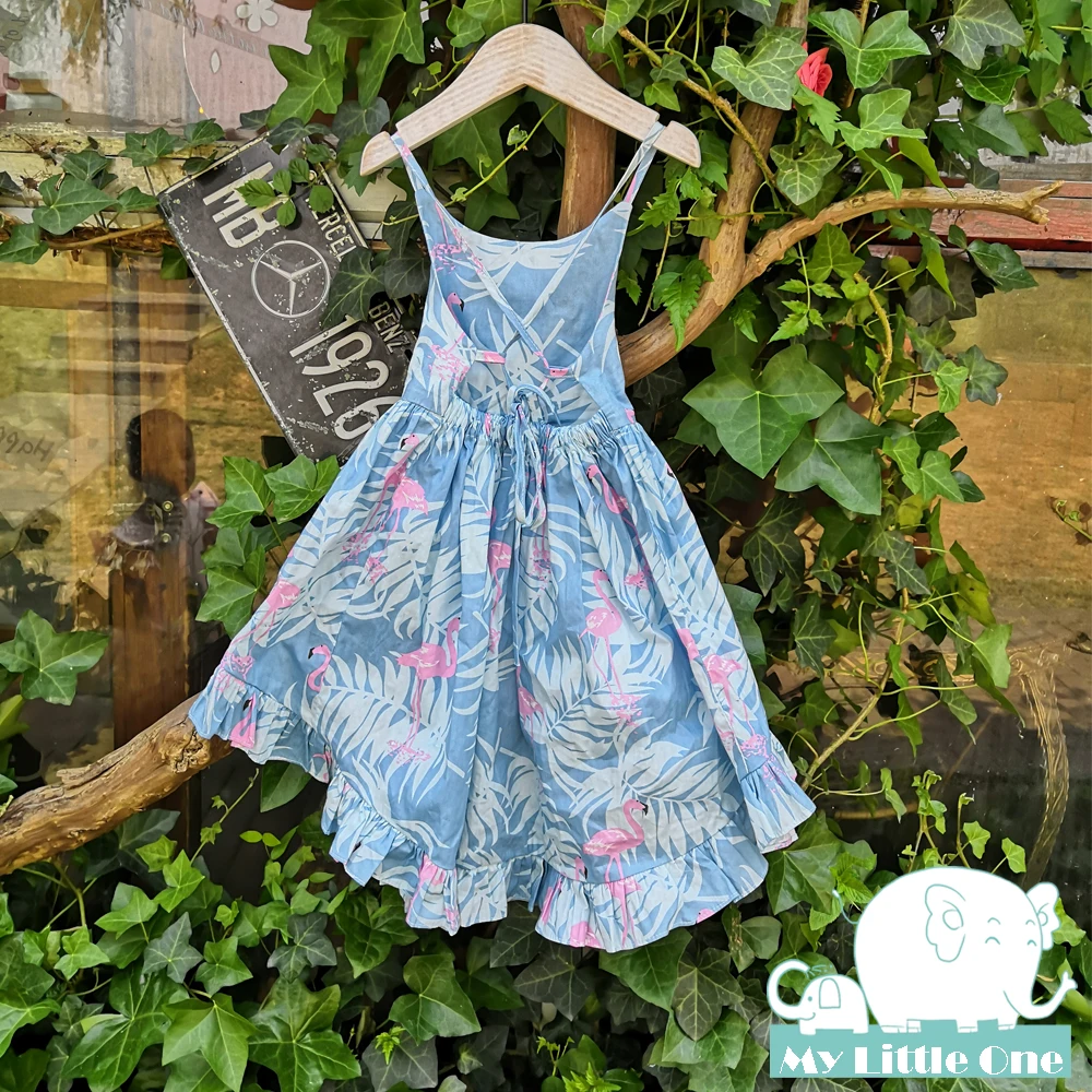 MyLittleOne/2019 г. винтажное летнее платье с цветочным принтом для маленьких девочек |