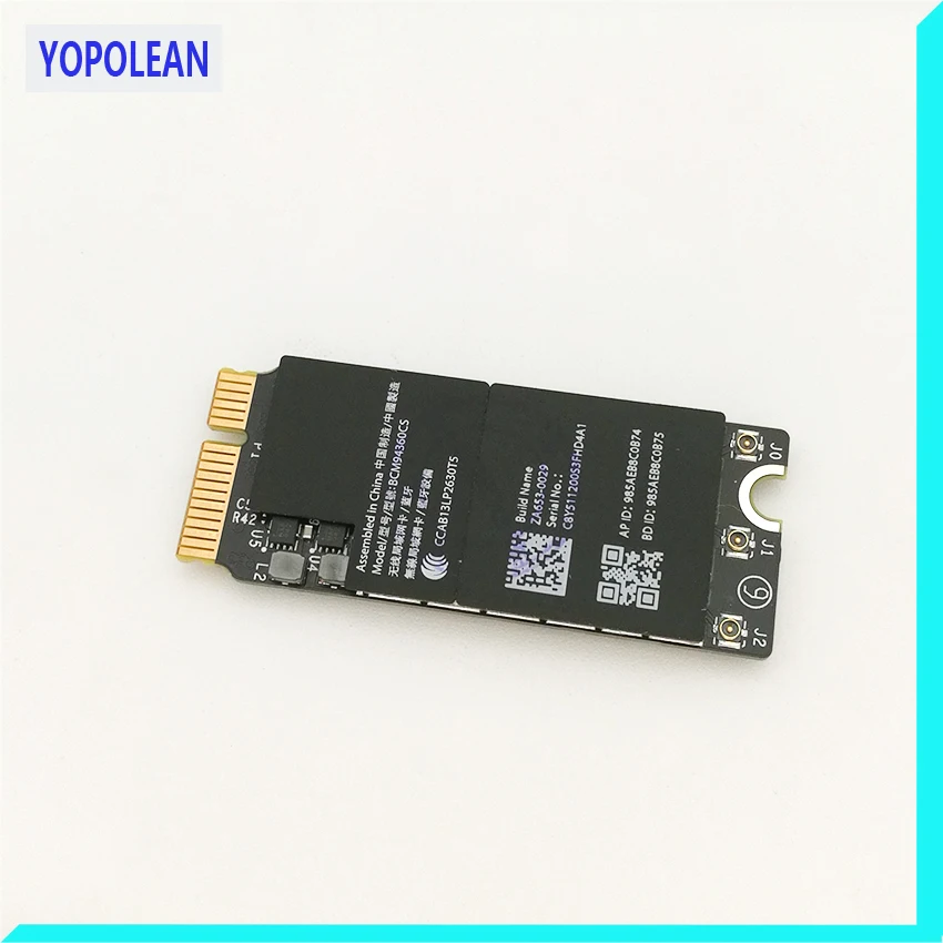 Беспроводной Bluetooth для Wi-Fi в аэропорту карты BCM94360CSAX для Macbook Pro retina 1" A1502 2013 802.11ac