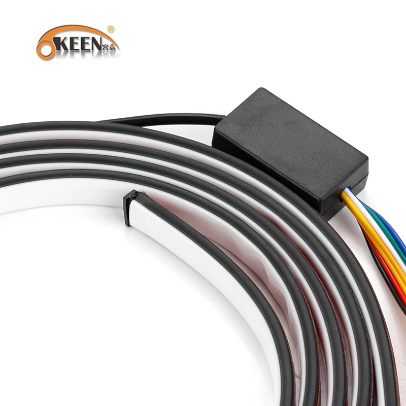 Индикатор OKEEN 24 В, светильник RGB Dynamic Streamer, следующий светильник для грузовика, прицепа, пикапа с сигналом поворота, тормоза, бега
