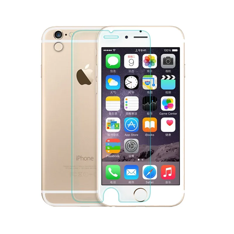 Для iPhone 6 6S 7 8 плюс XS Max X Xr высокой четкости класса Премиум Закаленное стекло