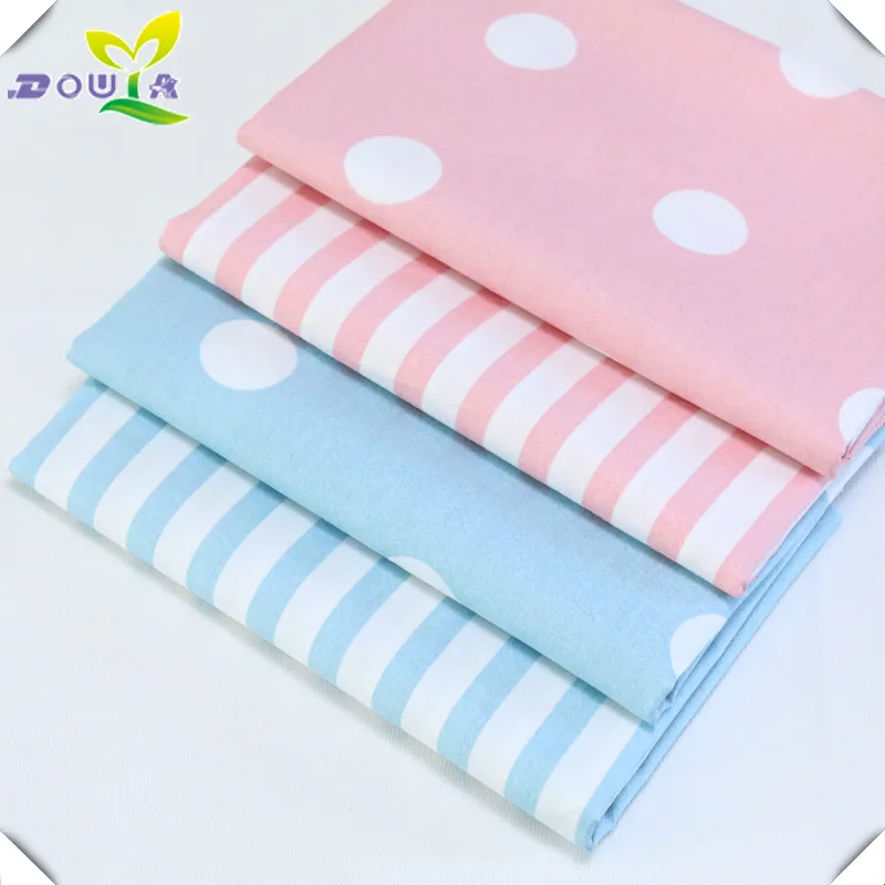 Хлопчатобумажная саржевая ткань в горошек полоску|cotton twill fabric|twill fabricfabric bedding |