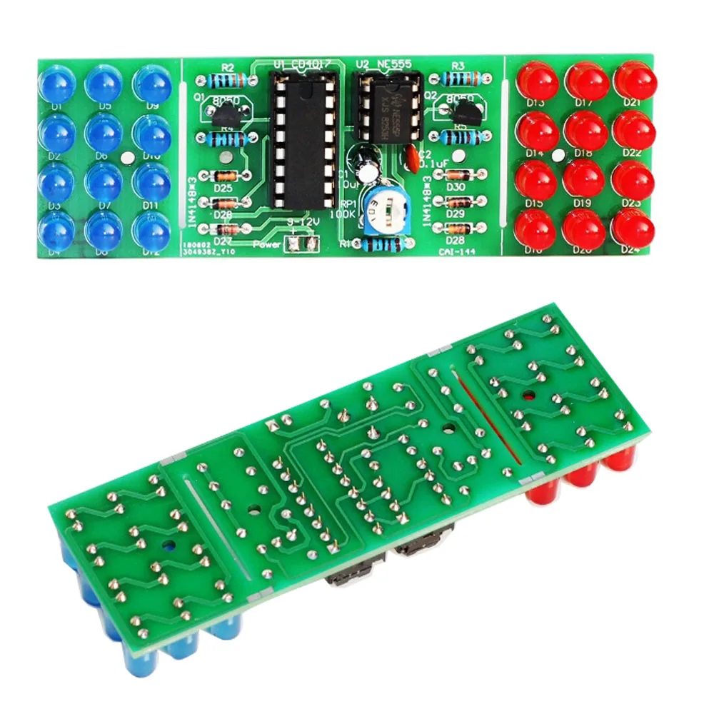NE555 + CD4017 двухцветный комплект для ксеноновых ламп diy Электронный электроники