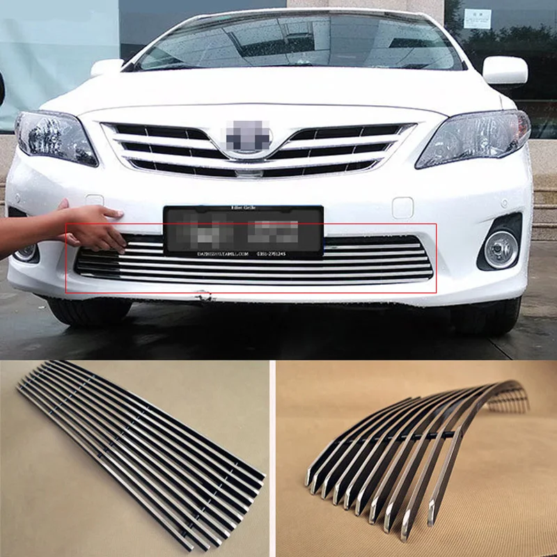 Передний центральный гоночный сетчатый бампер из алюминиевого сплава