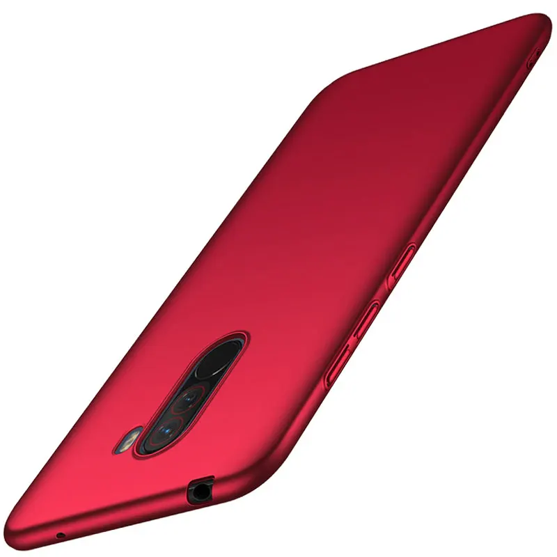 for Xiaomi Pocophone F1 case cover Poco Hard PC Cover Case global Full frosted Back 6.18'' |