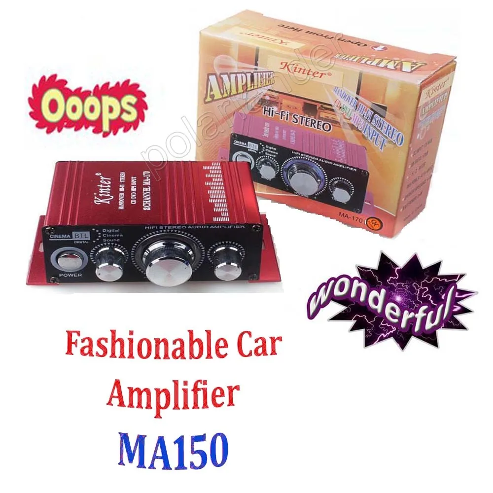 Мотор MA150 усилитель 12 в автомобильный мини мощности CD DVD MP3 USB 2-канальный выход