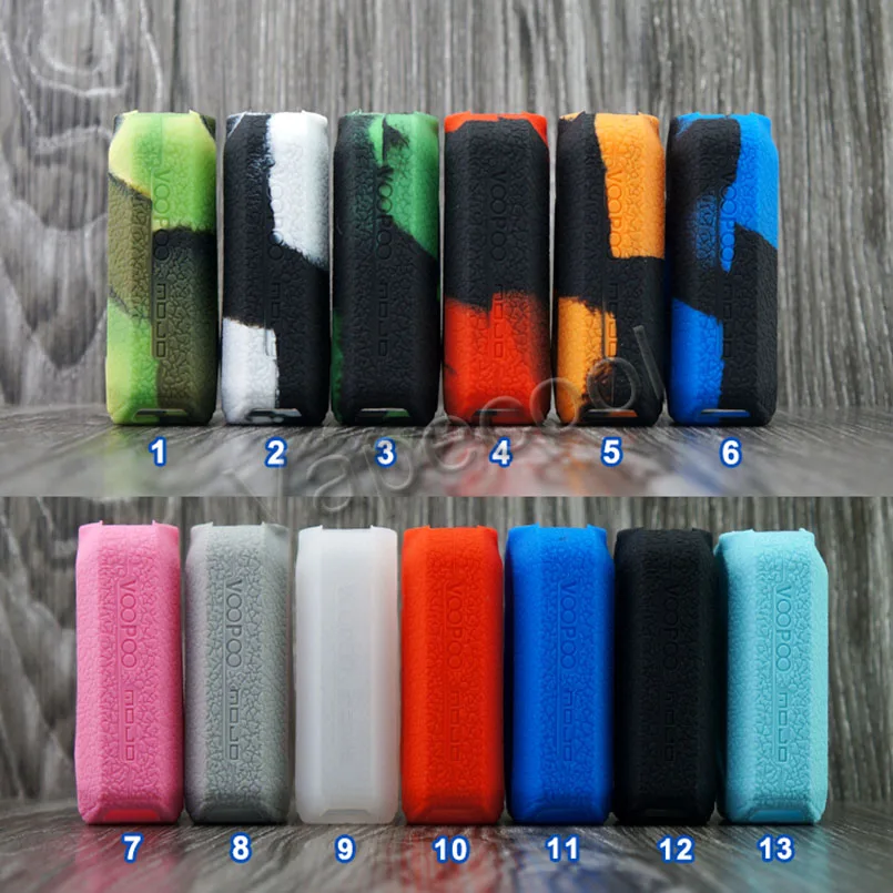 10 шт. силиконовый мод для Voopoo MOJO 88 Вт 2600 мАч чехол резиновый стикер кожи Корпус