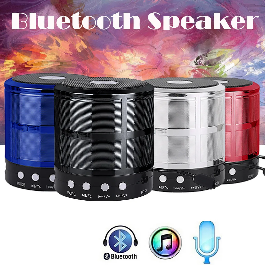 Мини Портативная bluetooth-колонка Беспроводная колонка громкой связи подходит для