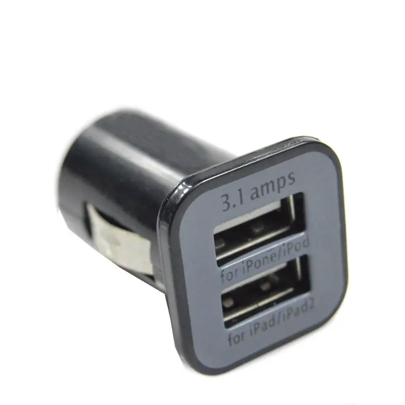 Effelon 5 В 3.1A 2 порта Dual USB Автомобильное зарядное устройство 3100 мАч для iphone 4 4G 4S Ipad 1 3