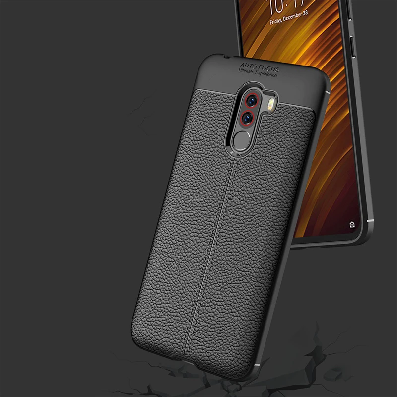 Глобальная версия для Xiaomi PocoPhone F1 чехол роскошный из ТПУ и силикона мягкая задняя