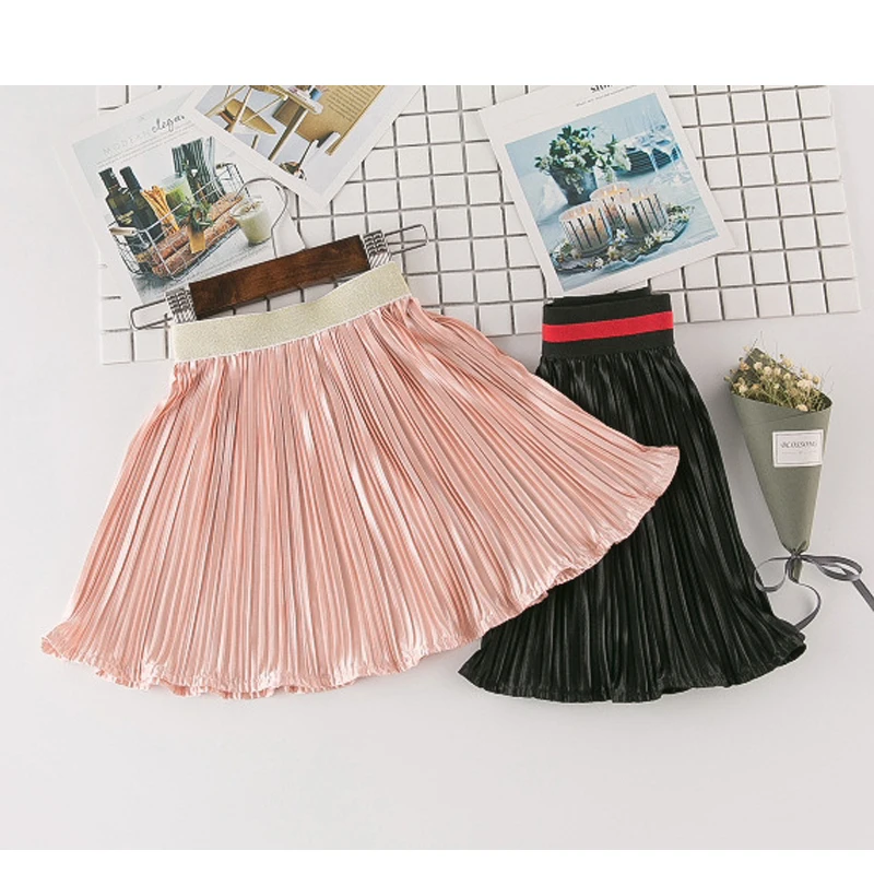 Плиссированная юбка для маленьких девочек детская Праздничная пачка принцессы