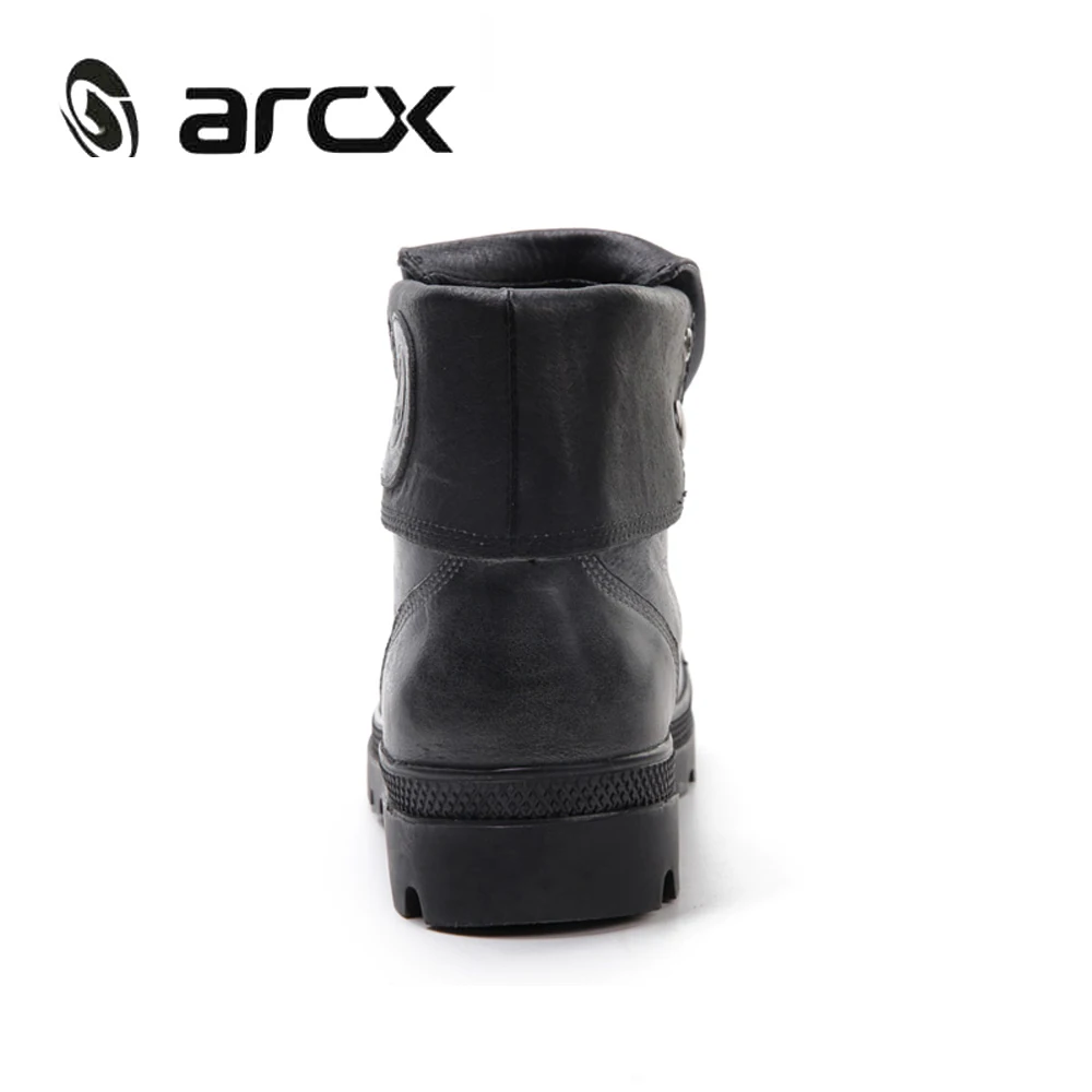 Мужские кожаные мотоциклетные ботинки ARCX ретро байкерские для отдыха и верховой