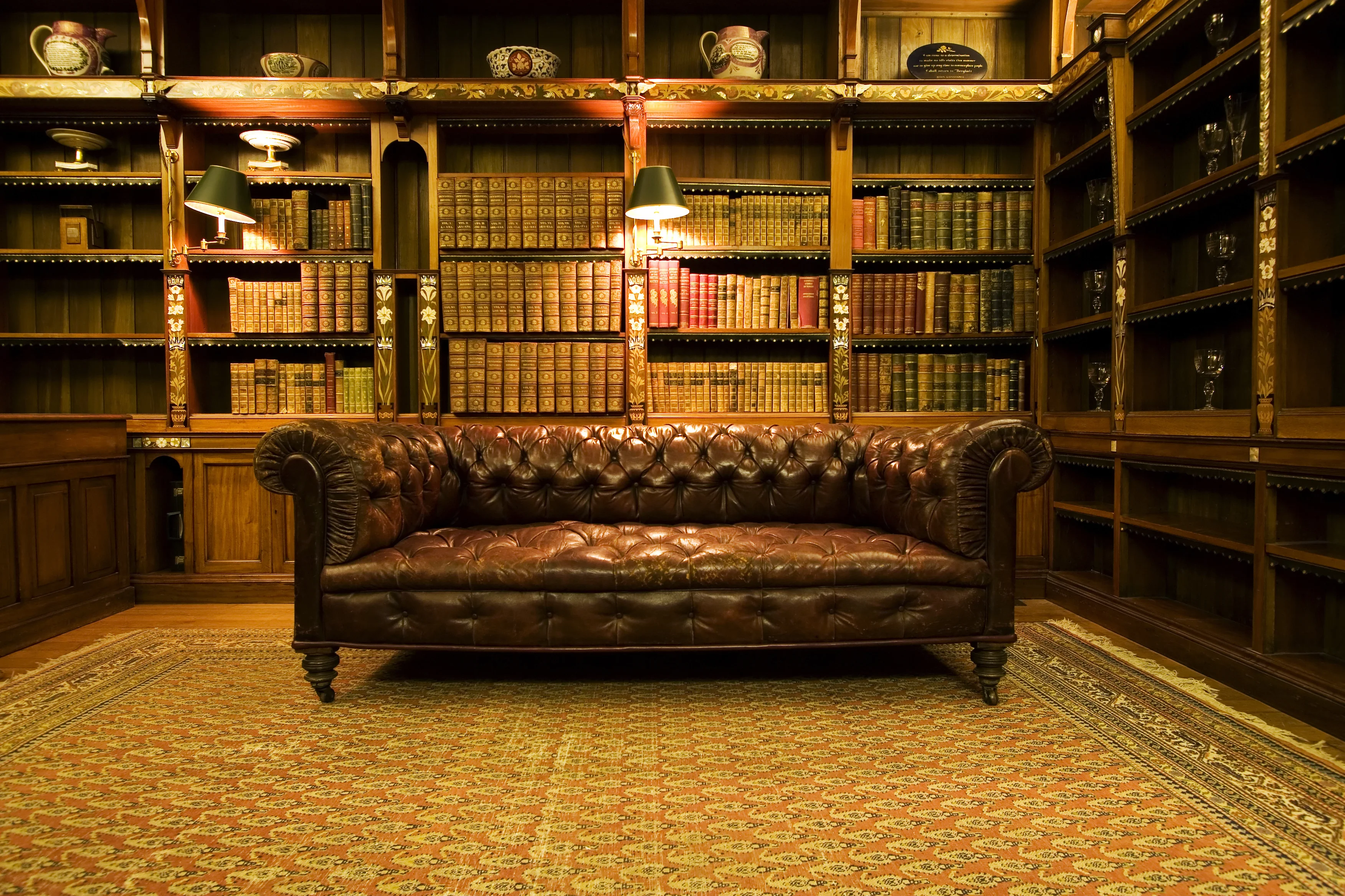 HUAYI library книжная комната книжный шкаф художественный тканевый напечатанный