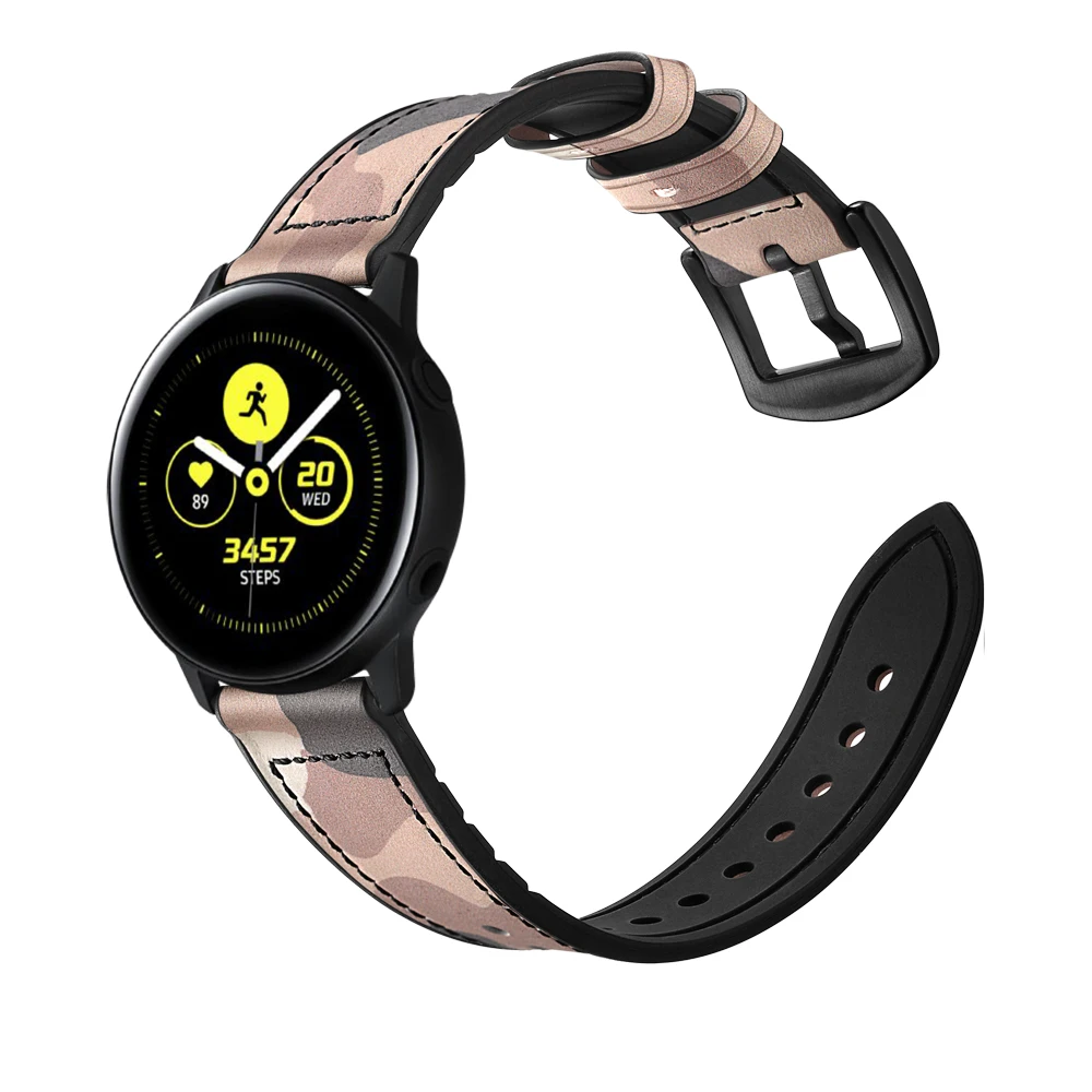 8 цветов силиконовый ремешок из натуральной кожи для samsung Galaxy Watch активный