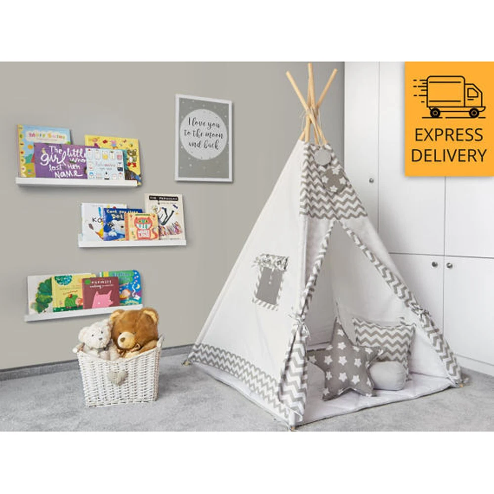 Новая детская палатка в серую полоску детский игрушечный домик Детская игровая