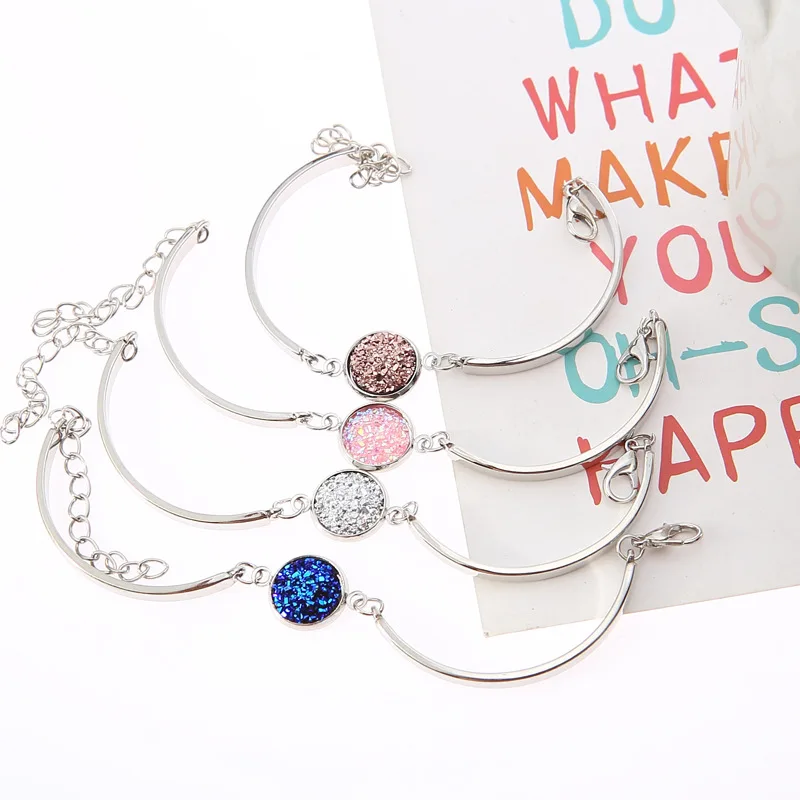 New fashionable lady's Bracelet Crystal Cluster B Fashraceletion Color frosted sequined bracelet | Украшения и аксессуары