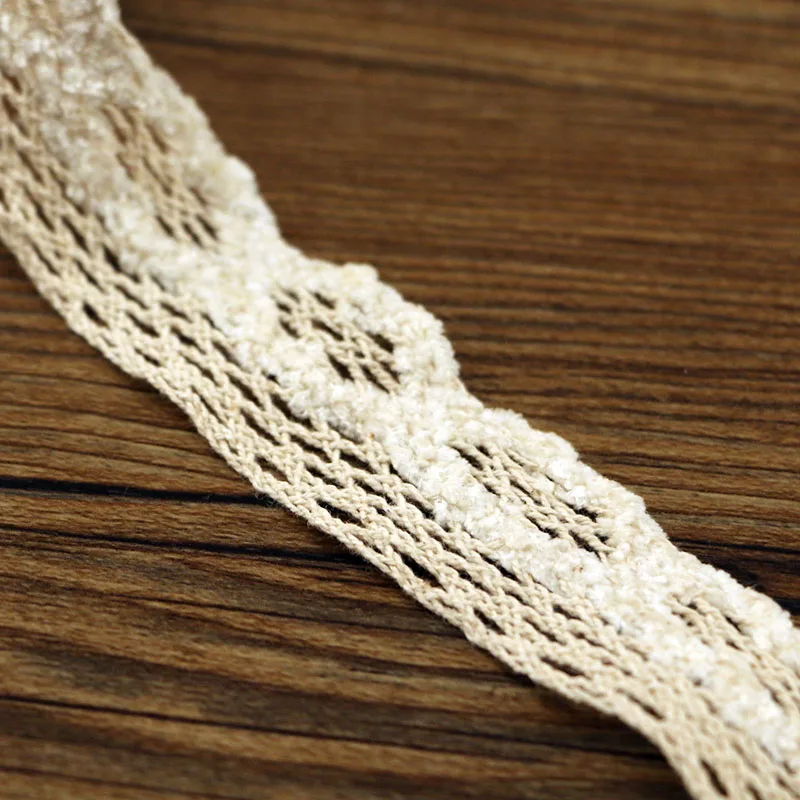 2 ярда бежевого чистого хлопка ткань для шитья одежды украшение сделай сам ручная