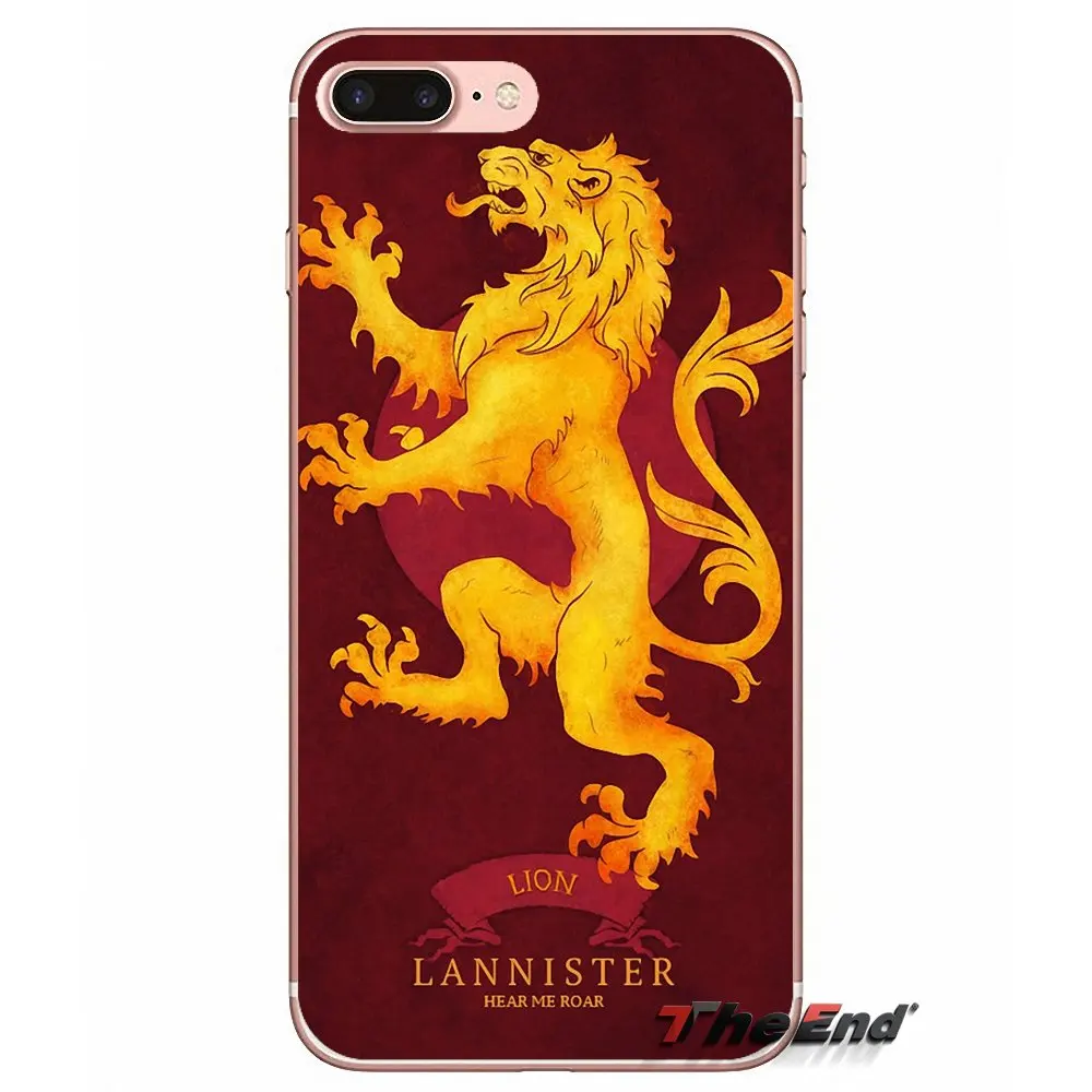 Чехол с логотипом для Sony Xperia M2 M4 M5 E3 T3 XA Aqua Z Z1 Z2 Z3 Z5 compact LG G4 G5 G3 G2 Mini Games of Thrones GOT House Stark