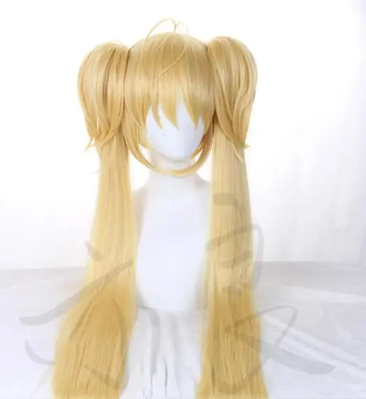 Wig Аниме Shugo Чара Tsukiyomi Utau Косплей Костюм Маленький Дьявол PU кожаная Форма платье для девочек на Хэллоуин - Цвет: Wig