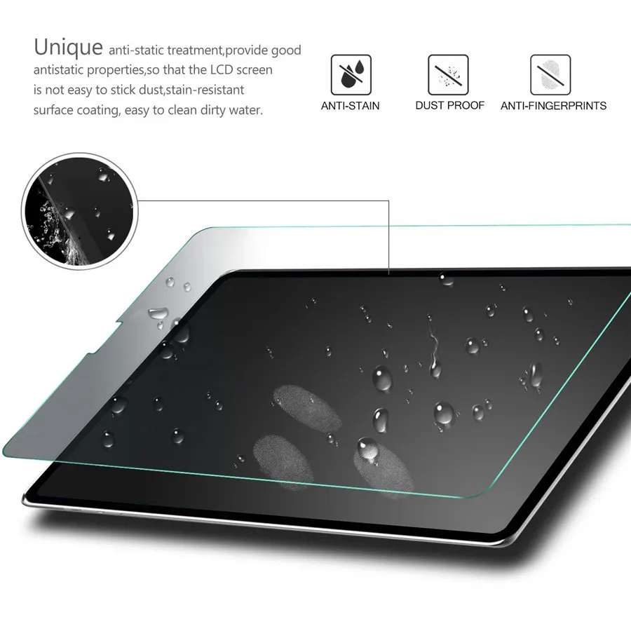 2 шт./упаковка протектор экрана из закаленного стекла для Apple ipad pro 11 2018 твердость 9H