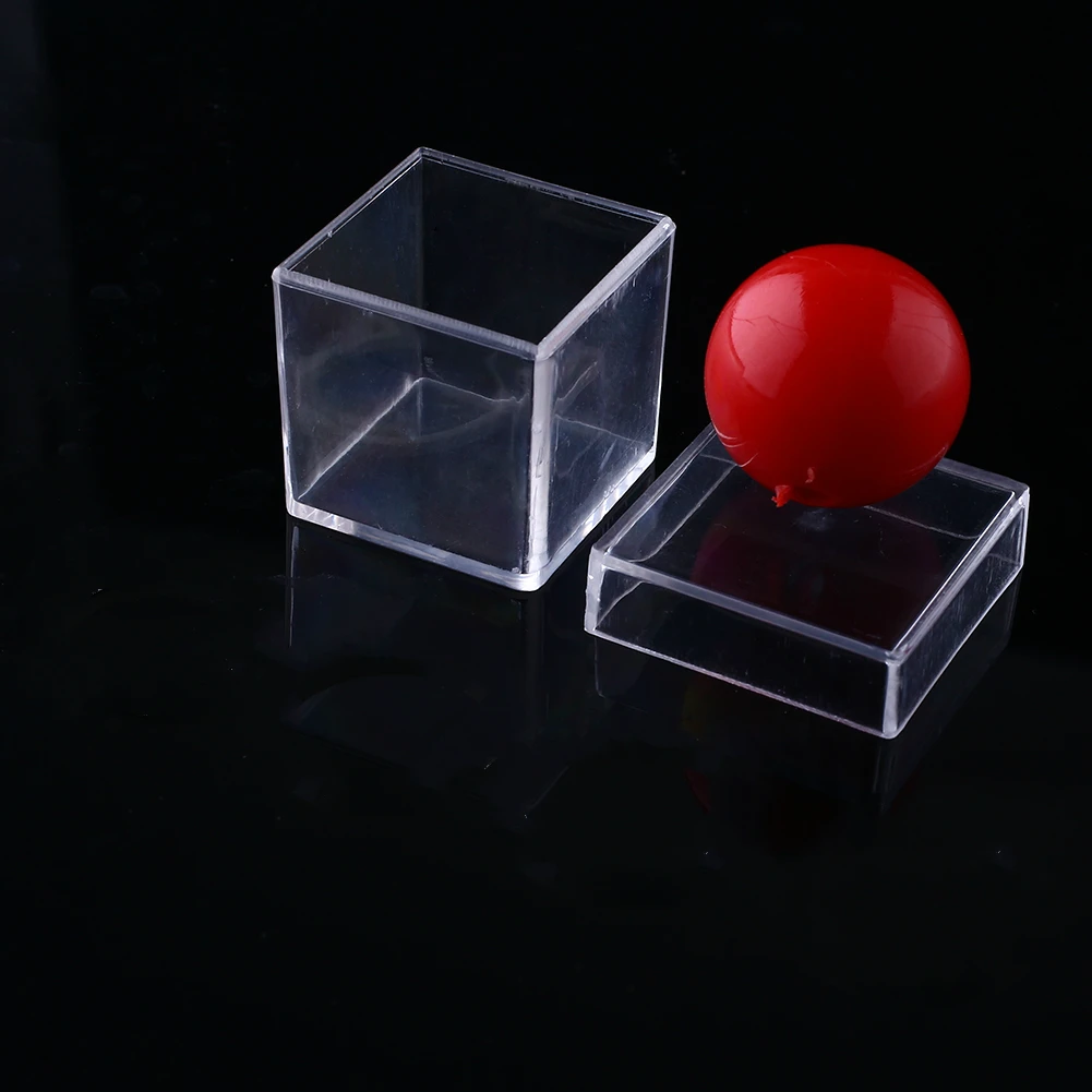 1 компл. Новое прибытие смешно ясно мяч через Magic Box колдовать маг трюк игры